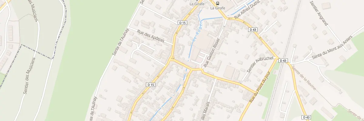 Plan du 12 Rue Alsace Lorraine à Darnétal