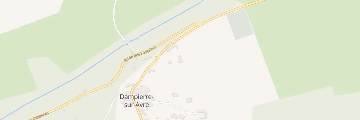 Plan du 2 Côte de Dampierre à Dampierre-sur-Avre