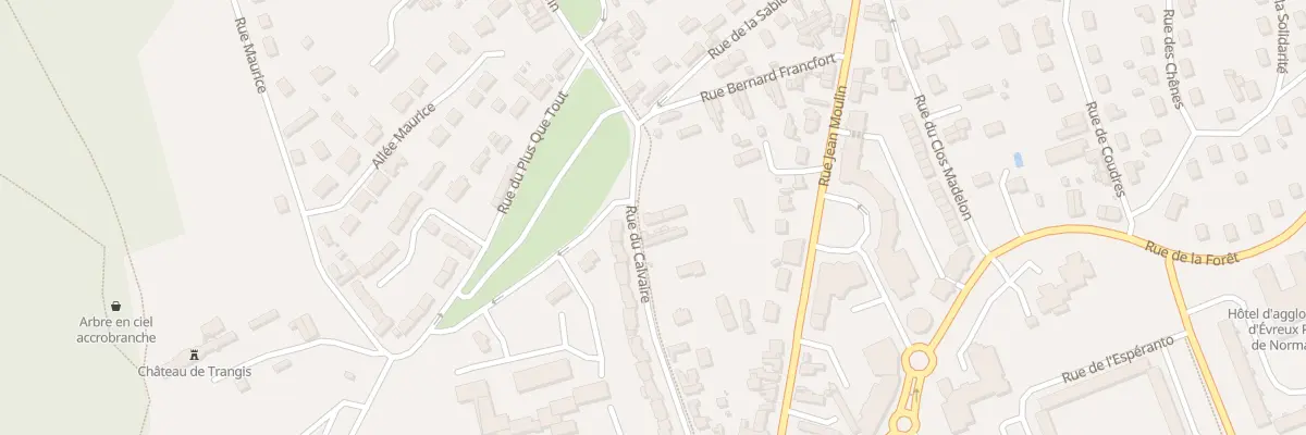 Plan du 17 Rue du Calvaire à Évreux