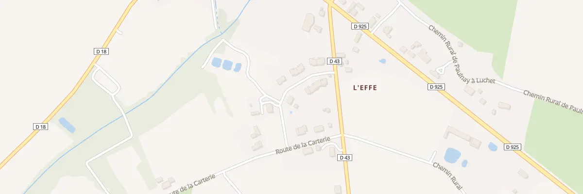 Plan du 7 Rue des A F N à Paulnay