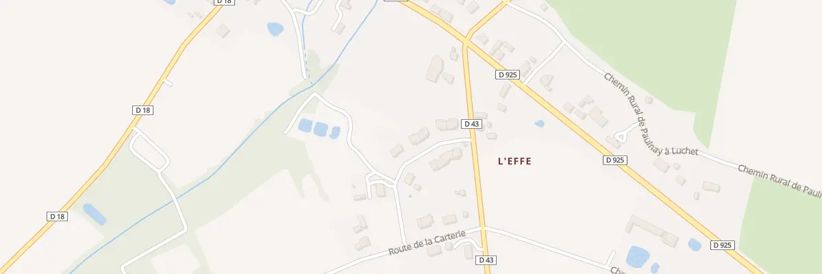 Plan du 8 Rue des A F N à Paulnay