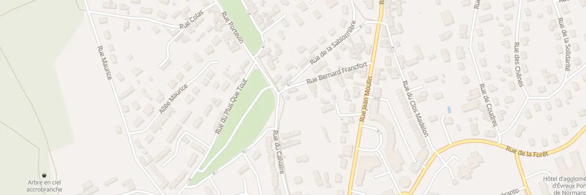 Plan du 19 Rue du Calvaire à Évreux