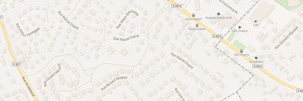 Plan du 20 Rue Marcel Dupré au Mesnil-Esnard