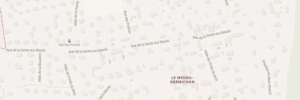 Plan du 585 Rue de la Sente aux Boeufs à Saint-Martin-du-Vivier