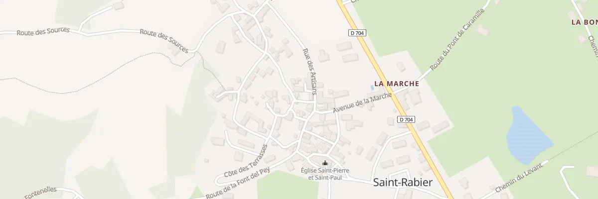 Plan du 2 Ven des Lavandières à Saint-Rabier