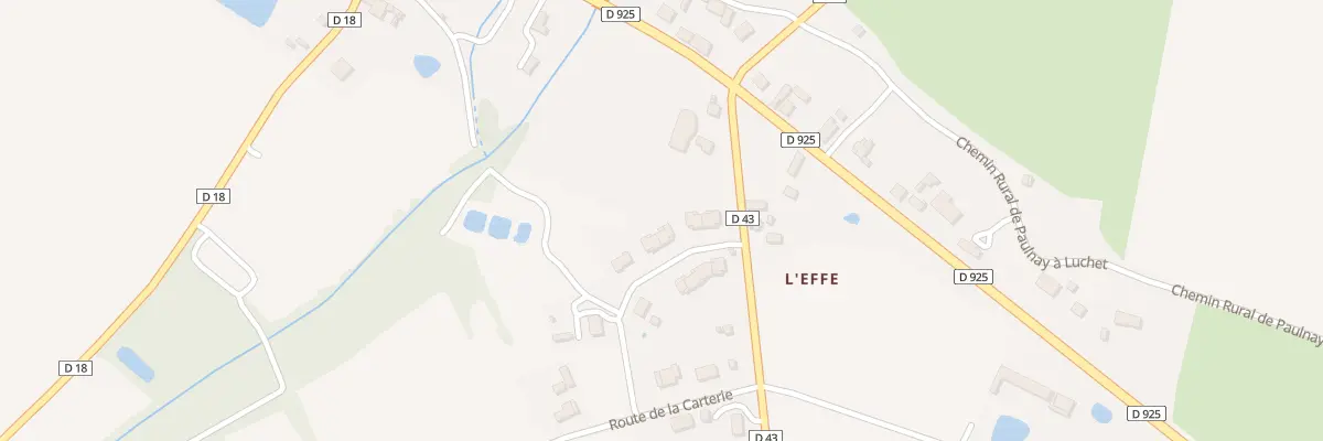 Plan du 6 Rue des A F N à Paulnay