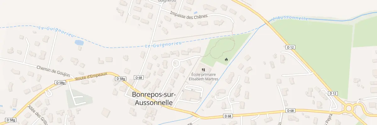 Plan du 12 All du Pigeonnier à Bonrepos-sur-Aussonnelle