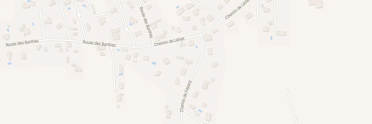 Plan du 86 Che de Fayard à Castelsarrasin