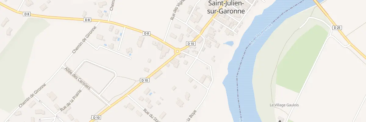 Plan du 124 Village à Saint-Julien-sur-Garonne
