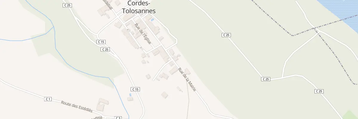 Plan du 17 Rue de la Mairie à Cordes-Tolosannes