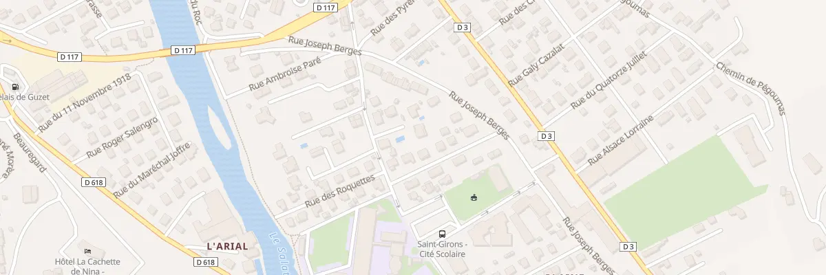 Plan du 7Q Rue de l’Aoutimasse à Saint-Girons