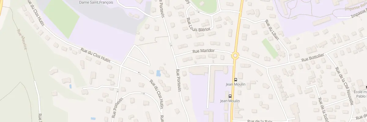 Plan du 31 Rue Portevin à Évreux