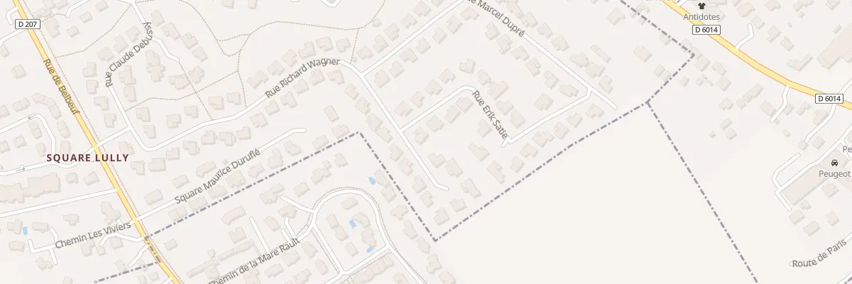 Plan du 8 Rue Erik Satie au Mesnil-Esnard