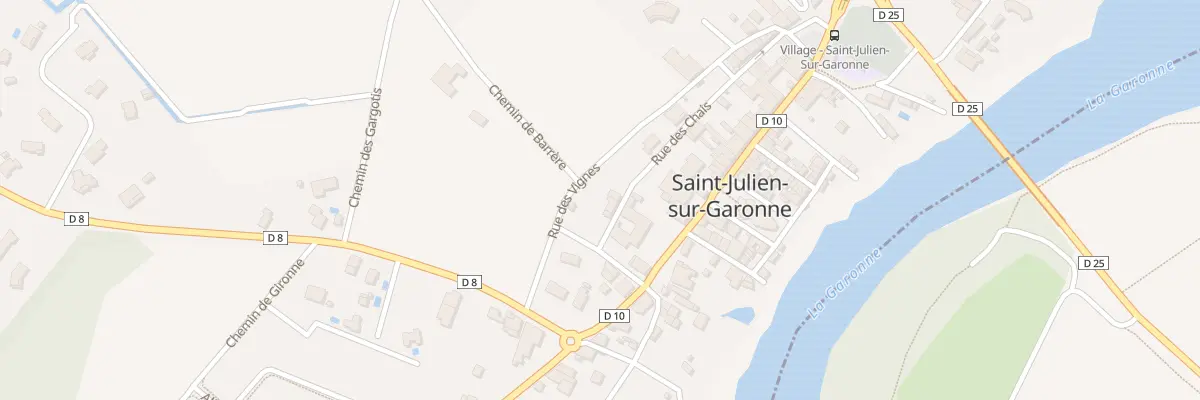 Plan du 63 Village à Saint-Julien-sur-Garonne