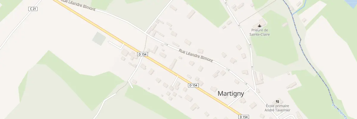 Plan du 105 Rue Jean Baptiste Viguerard à Martigny