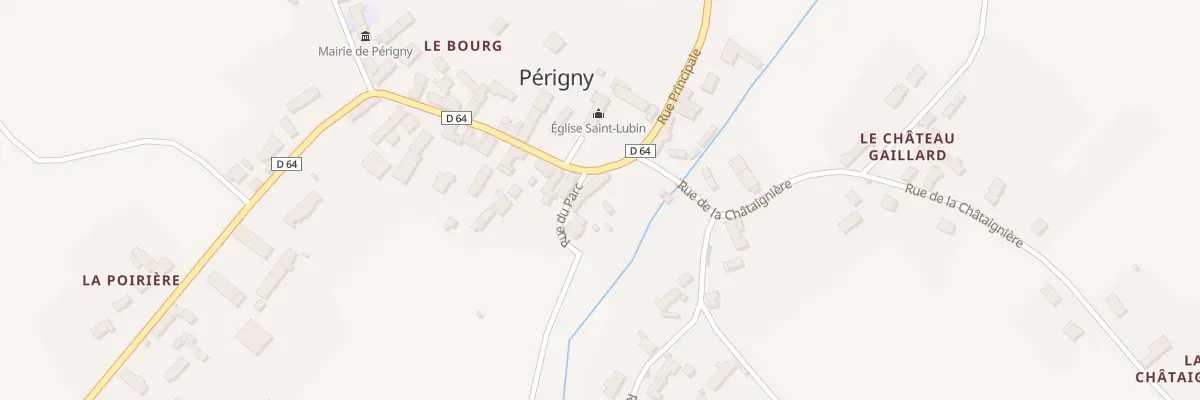 Plan du 33 Rue Principale à Périgny