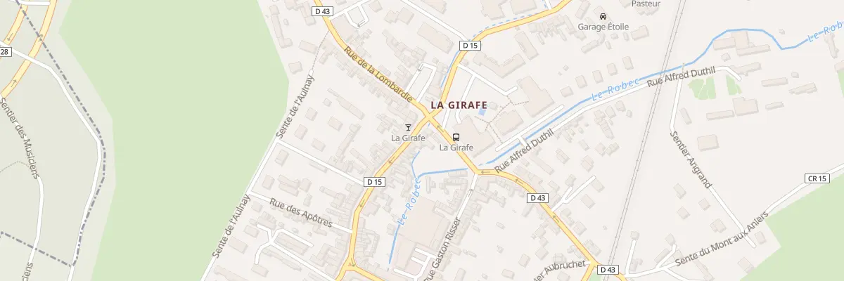 Plan du 230 Rue de Longpaon à Darnétal