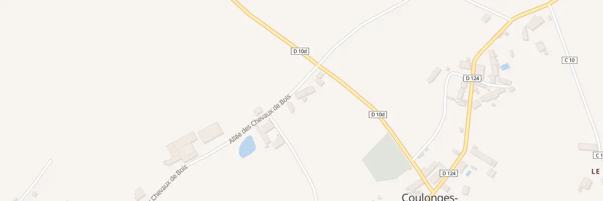 Plan du 12 All des Chevaux de Bois à Coulonges-les-Hérolles
