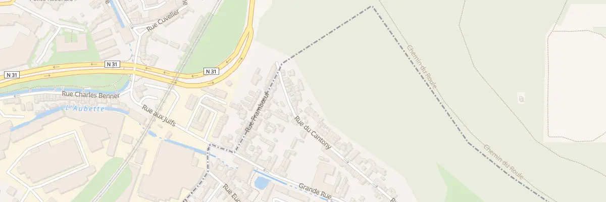 Plan du 74 Rue Cantony à Saint-Léger-du-Bourg-Denis