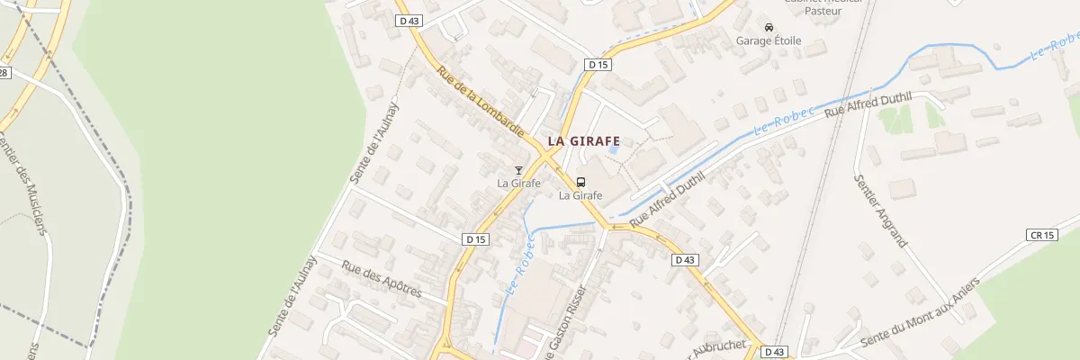 Plan du 232 Rue de Longpaon à Darnétal