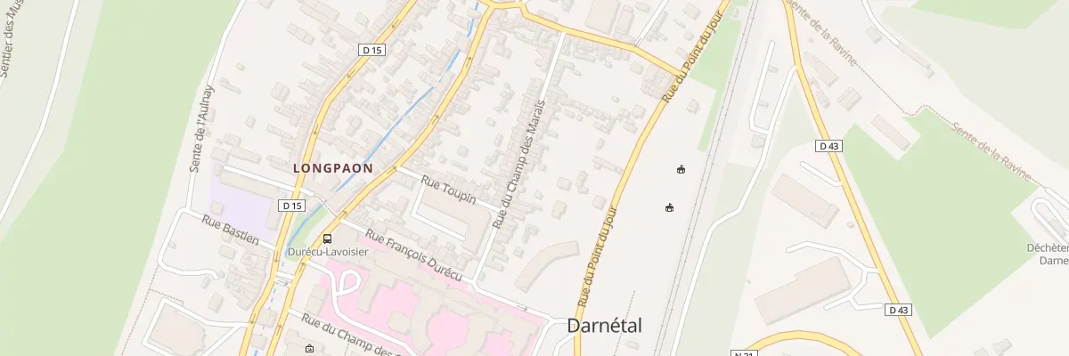 Plan du 36 Rue du Champ des Marais à Darnétal