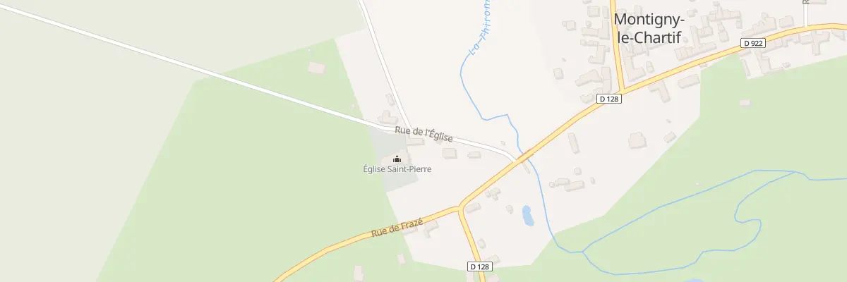 Plan du 4 Rue de l’Église à Montigny-le-Chartif