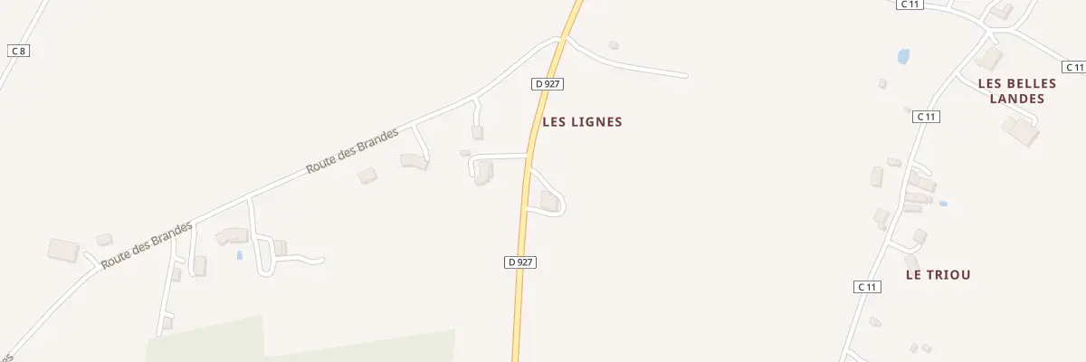 Plan du 5654 La Plante à Bélâbre