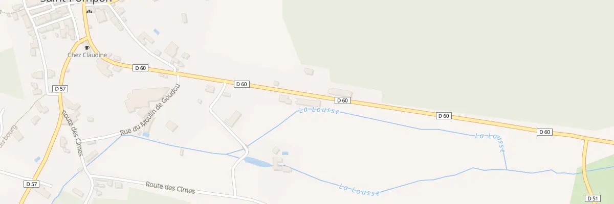 Plan du 151A La Capelette à Saint-Pompon