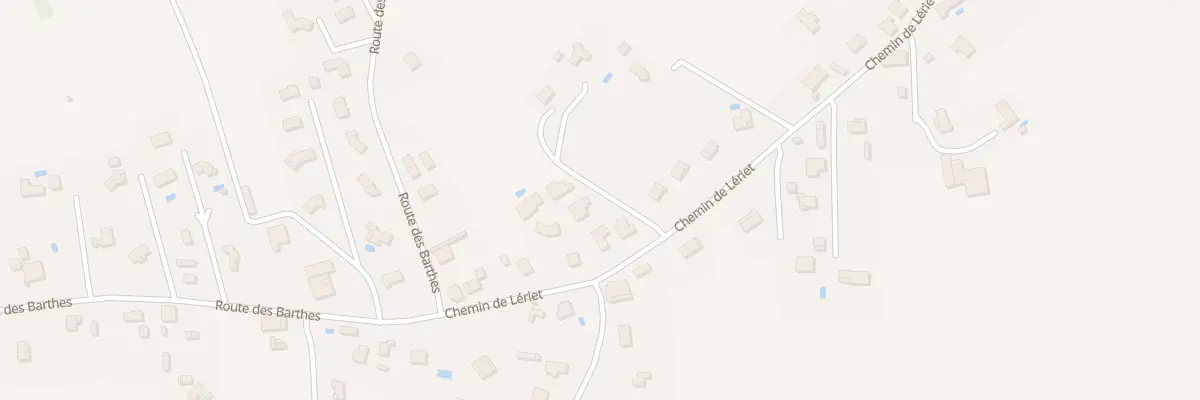 Plan du 191 Che de Lériet à Castelsarrasin