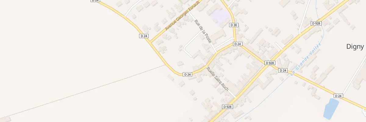 Plan du 24 Rue Paul Deschanel à Digny