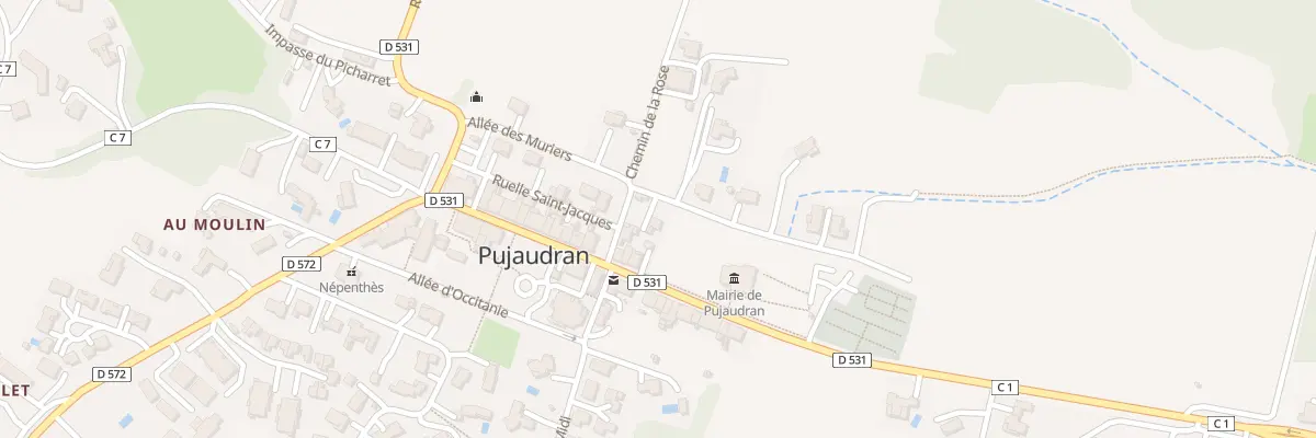 Plan du 164 All des Muriers à Pujaudran