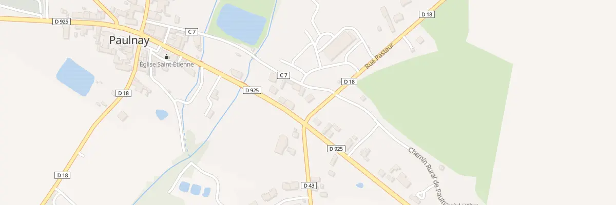 Plan du 1 Rue Pasteur à Paulnay
