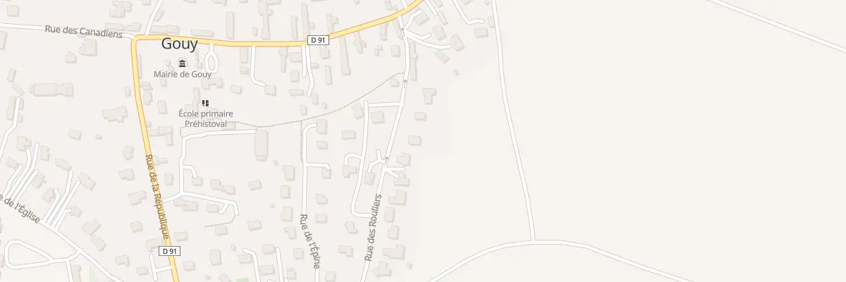 Plan du 130 Rue des Rouliers à Gouy