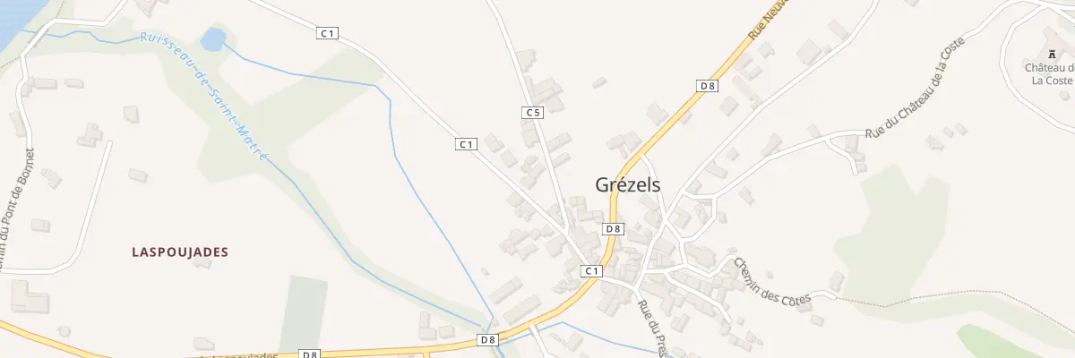 Plan du 63 Che des Vignals à Grézels