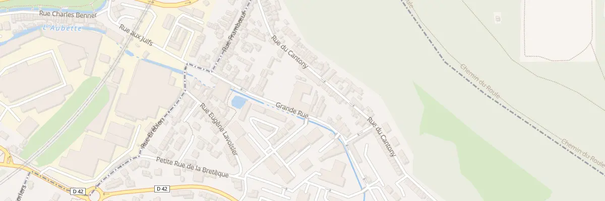 Plan du 36 Grande Rue à Saint-Léger-du-Bourg-Denis