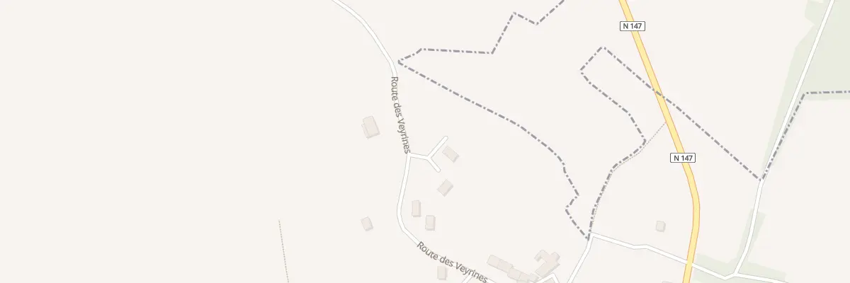 Plan du 5 All des Chênes à Chamboret