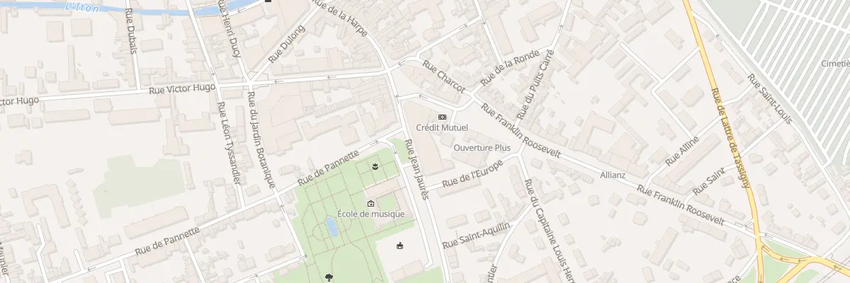 Plan du 2 Rue Franklin D Roosevelt à Évreux