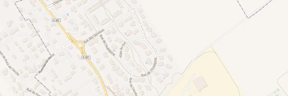 Plan du 333 Rue de l’Aubépine à Belbeuf