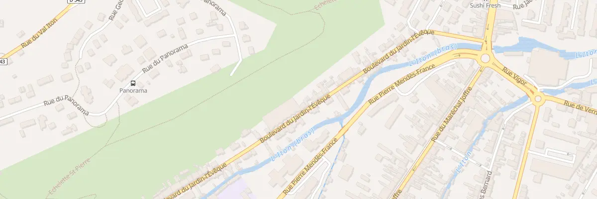 Plan du 47 Bd du Jardin l’Évêque à Évreux