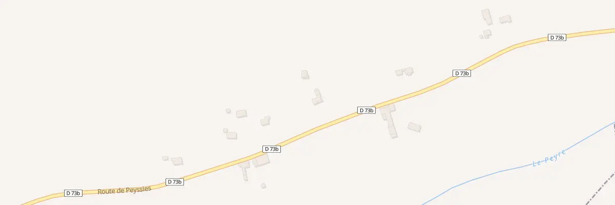 Plan du 2320 Rte de Peyssies à Gratens