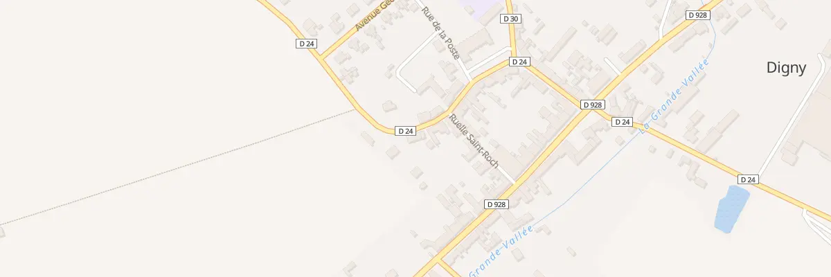 Plan du 33 Rue Paul Deschanel à Digny