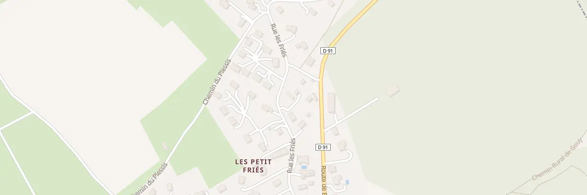 Plan du 234 Rue les Fries à Gouy