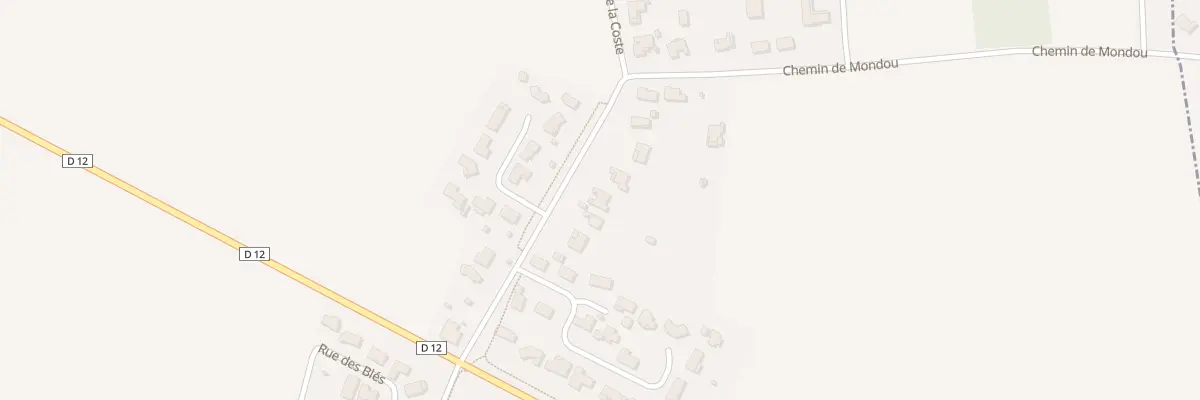 Plan du 187 Che de Mondou à Bonrepos-sur-Aussonnelle
