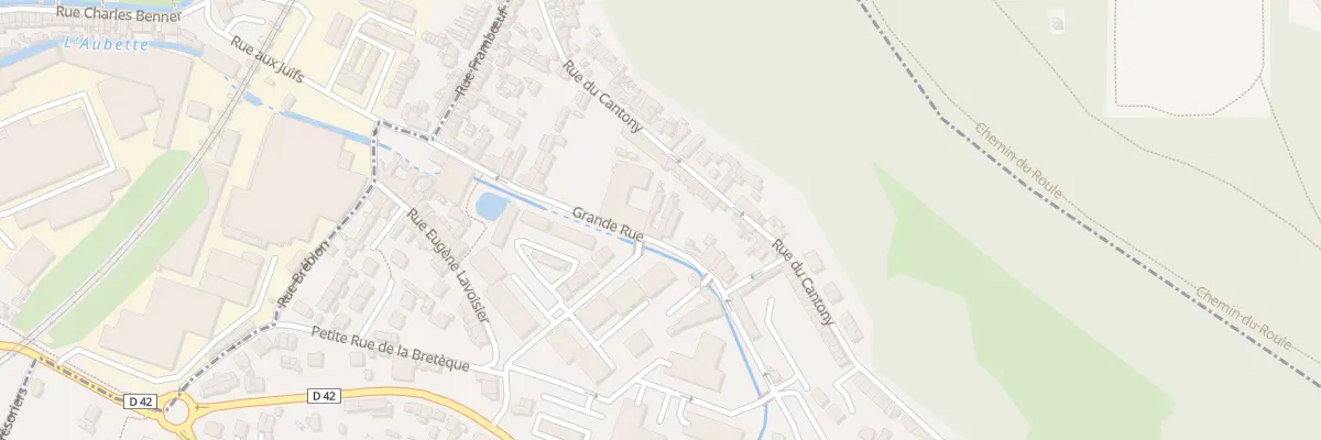 Plan du 30 Rue Grande Rue à Saint-Léger-du-Bourg-Denis