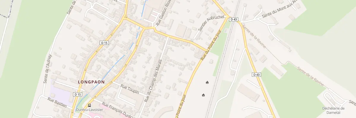Plan du 74 Rue du Champ des Marais à Darnétal