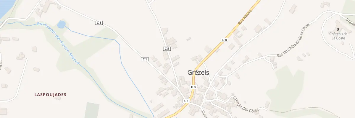 Plan du 74 Che des Vignals à Grézels