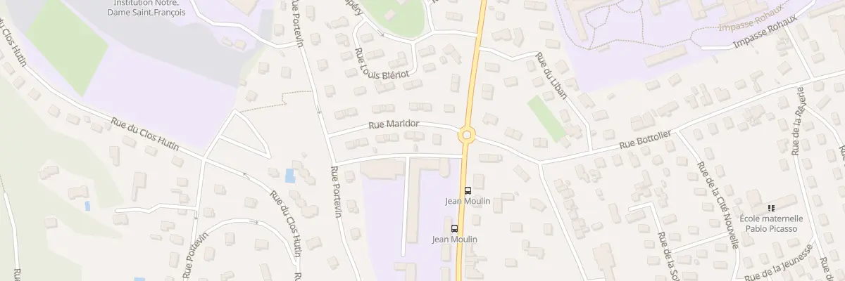 Plan du 3 Rue Maridor à Évreux