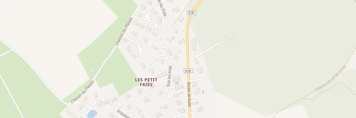 Plan du 204 Rue les Fries à Gouy