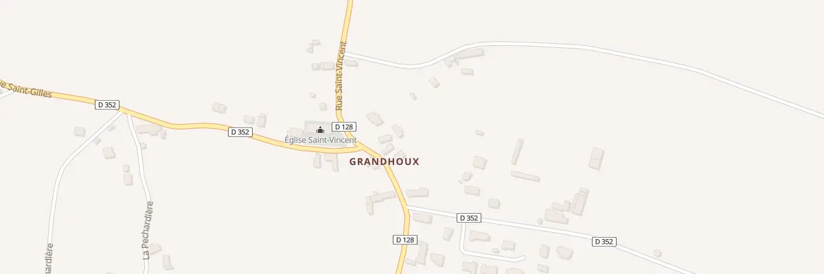 Plan du 7 Rue Saint Vincent à Nonvilliers-Grandhoux