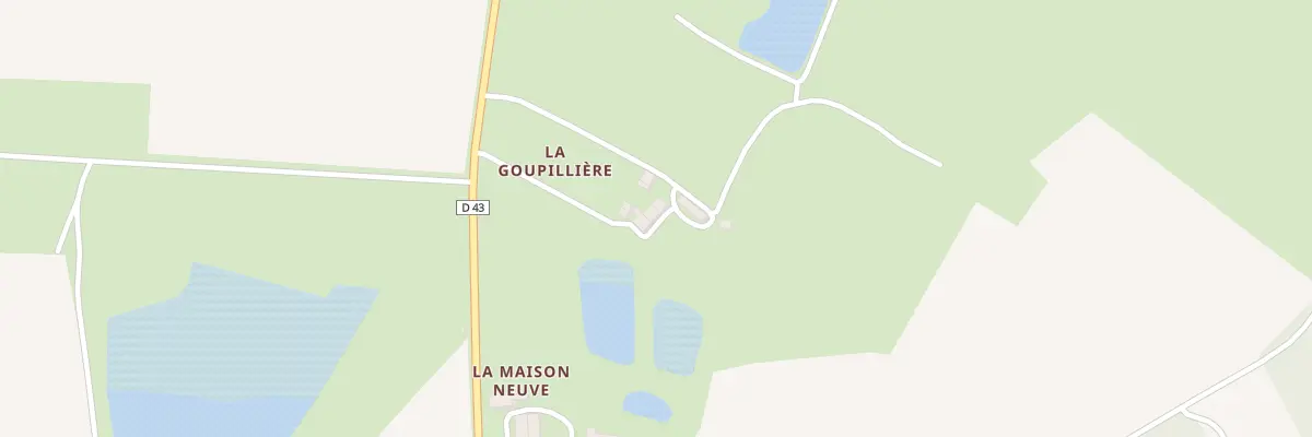 Plan du 5160 La Goupillière à Paulnay